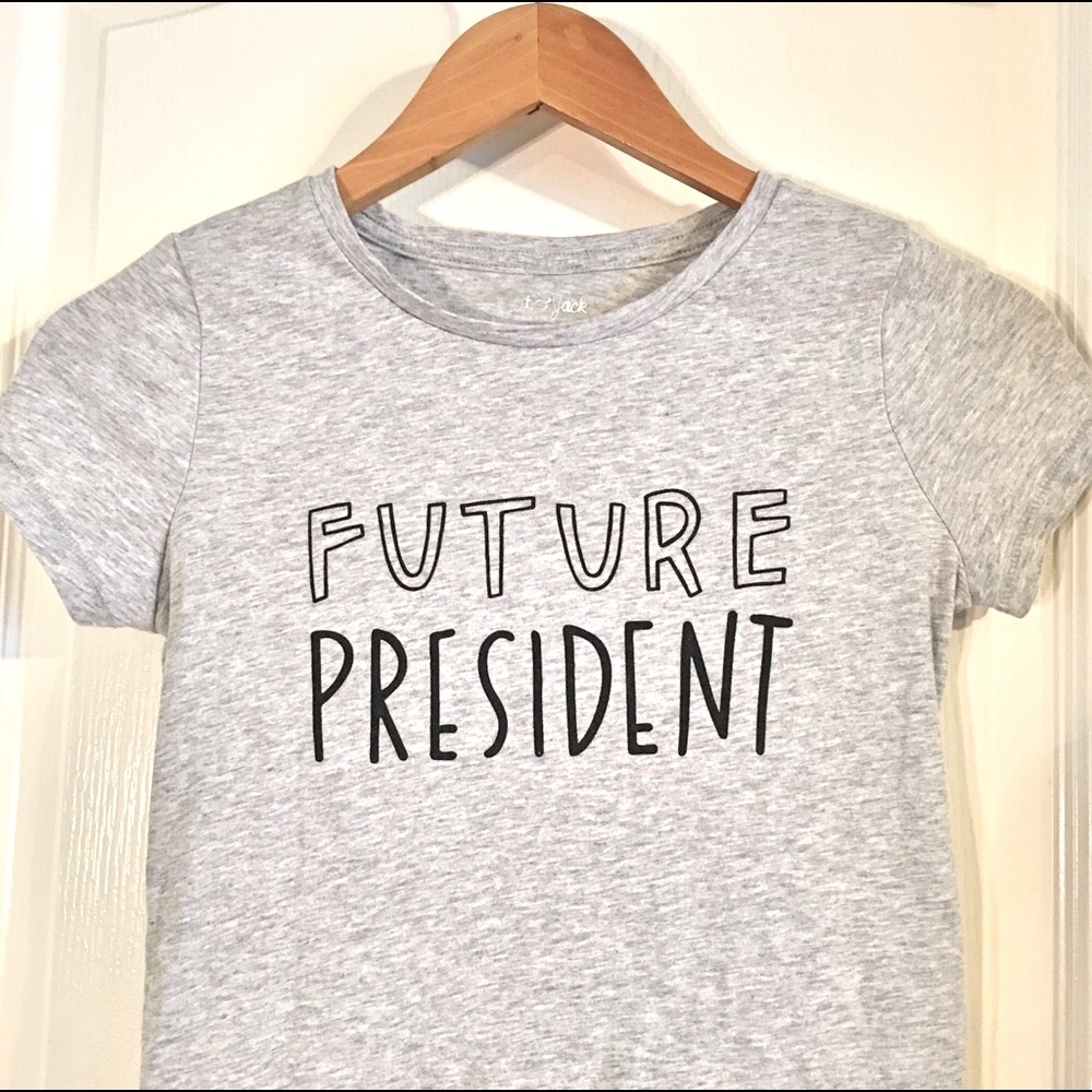 Kid's ~ Cat & Jack Gray "Future President" T-Shirt